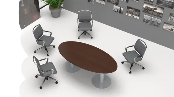 OFFISEVEN – Table réunion ellipse