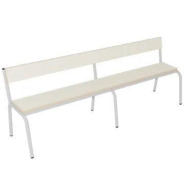 Banc Moly L160 avec dossier